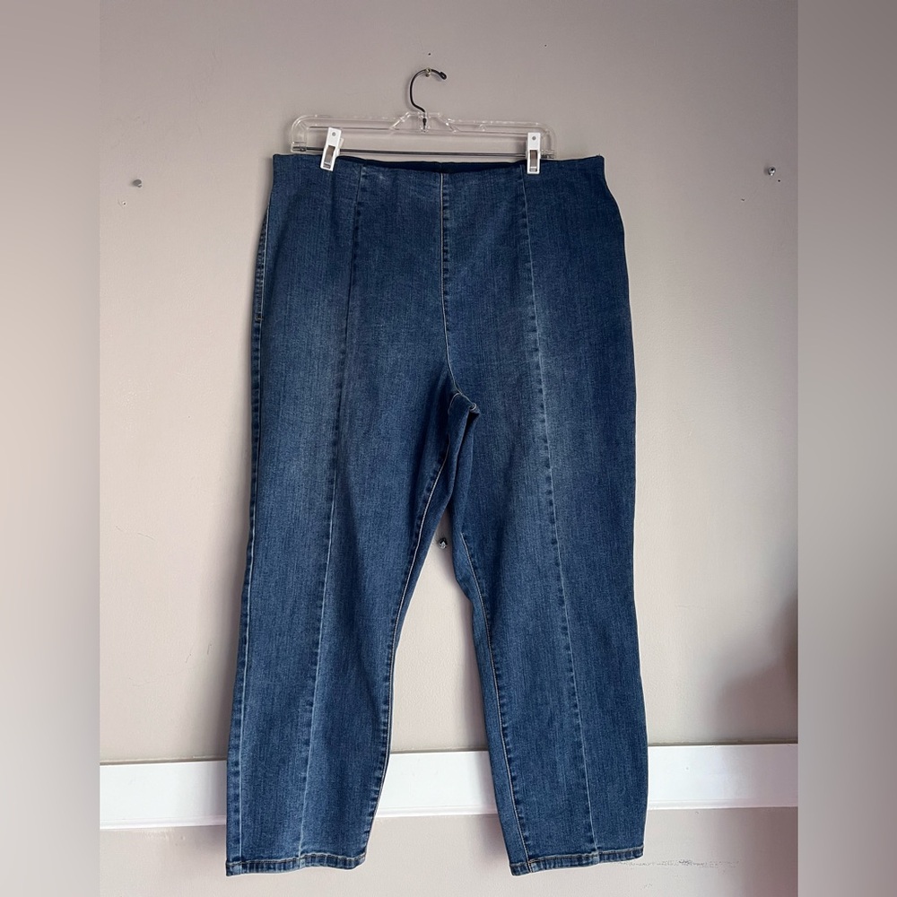 INC International Concepts Dark Blue Ankle Jeans